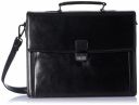 Calfnero Leather 41 cms Black Messenger Bag (K-104-Black)...