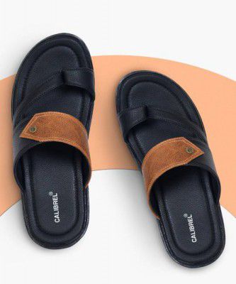 CALIBREL Men Black Casual Sandal