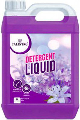 Calintro Ultra Wash Front load & Top Load machine liquid detergent, Lavender Liquid Detergent  (5000 ml)