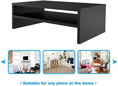 Callas 2 Tiers Wooden Monitor Cooling Stand with Storage Organizer (CA-MO1-AP)