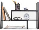 Callas Adjustable Wood Desktop Storage Organizer Display Shelf Rack...