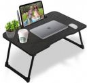 Callas Wood Portable Laptop Table  (Finish Color - Black, Pre Assembled)...