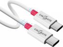 Callmate Type C To Type C Cable 2 A 1.5 m A 2.0 Tough Unbreakable Braided Nylon  (Compatible with For All Smart Phones, White C To C, One Cable)...