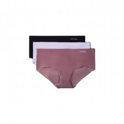Calvin Klein Underwear Women's Nylon Classic Solid Hipster (Pack of 3) (QD3559280_BLK CNDR LLC QU)