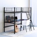 Camabeds Stooreys Single Size Metal Bed (Carbon Steel - Black)...