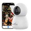 Camate Robocam 2MP Smart CCTV Wi-fi Home Security Camera, 360° View, 2 Way Talk, Cloud Monitor, Motion Detect, Supports SD Card Up to 256 GB, Night Vision, Alexa & Ok Google...