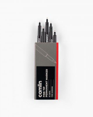 Camlin Kokuyo CD - DVD Marker Pen, Red