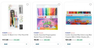 Loot | Camlin Stationary Products at FLAT 70% OFF