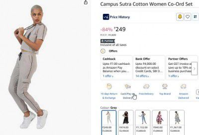 Campus Sutra Cotton Women Co-Ord Set