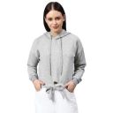 Campus Sutra Cotton Women High Neck Sweatshirt...