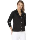 Campus Sutra Front Button Closure Mandarin Collar Casual Jacket...