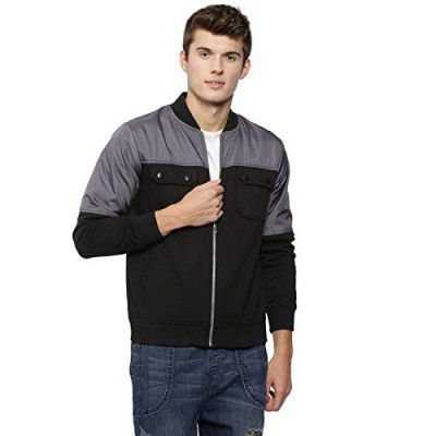 Campus Sutra Full Sleeve Solid Mens Casual Jacket