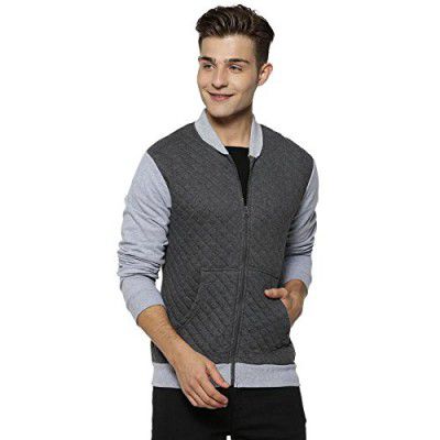 Campus Sutra Full Sleeve Solid Mens Jacket
