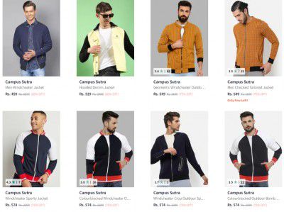 Campus Sutra Men Jackets ₹379