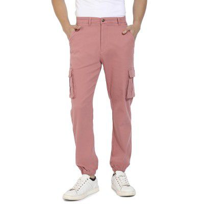 Campus Sutra Men Mid Rise Cargo Pants