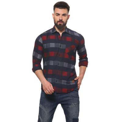 Campus Sutra Men's Regular Fit Casual Shirt