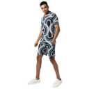 Campus Sutra Men's Regular Fit Co-Ords Set For Casual Wear | Cotton Blend Fabric | Stretchable | Clothing Set Crafted With Comfort Fit & High Performance For Everyday Wear...