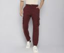 Campus Sutra Men's Regular Fit Low Rise Cargo Pant...