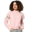 Campus Sutra Women's Cotton High Neck Sweatshirt...