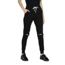 Campus Sutra Women's Cut Out Knee Trackpant...