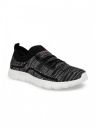 Campus Women Black Mesh Walking Shoes...