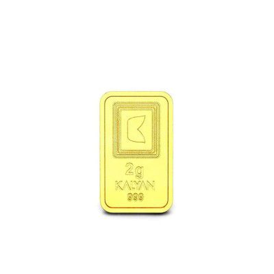 Candere By Kalyan Jewellers 24k (999) 2 gms Yellow Gold Bar