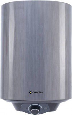 Candes 25 L Storage Water Geyser (8 Bar Pressure | Suitable for High Rise | Heat Retention Technology, Silver)