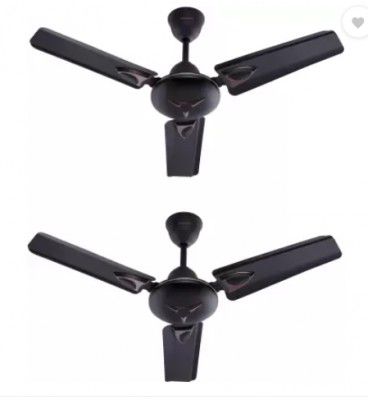 Candes Amaze High Speed Anti-Dust 3 Star 900 mm 3 Blade Ceiling Fan  (Coffee Brown, Pack of 2)