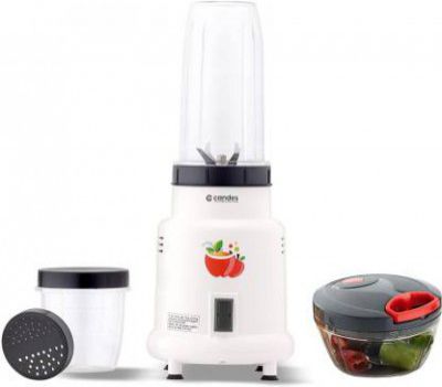 Candes Hector Nutri Blender and Quick Chopper Black 400 Juicer Mixer Grinder (2 Jars, Ivory)
