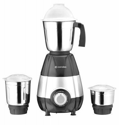 Candes Mercury 760-Watts Mixer Grinder with 3 Stainless Steel Jars