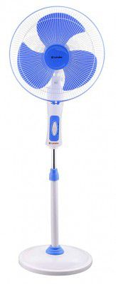 Candes Platine 400mm 3 Blade Automatic Oscillation Pedestal Fan (White Blue)