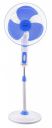 Candes Platine 400mm 3 Blade Automatic Oscillation Pedestal Fan (White Blue)...