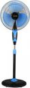 Candes Platine Automatic Oscillation 400 mm Anti Dust 3 Blade Pedestal Fan  (Black & Blue, #2023 Model, Pack of 1)...