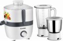 Candes Punch 550 Juicer Mixer Grinder (2 Jars, White, Grey)...