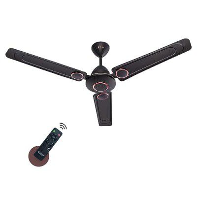 Candes Spiral Energy Saving Designer 1200 mm / 48 inch Anti-Rust BLDC Ceiling Fan With Remote (Coffee Brown)