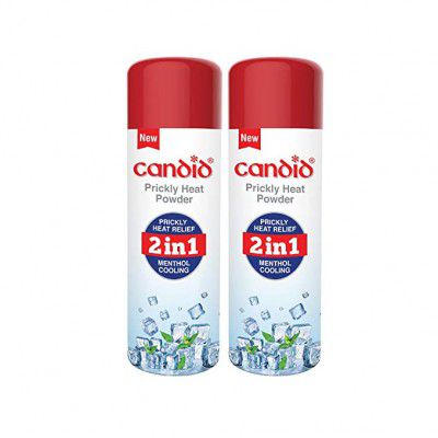 Candid Prickly Heat Powder 120g (Pack of 2)