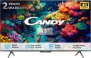 CANDY 108 cm (43 inch) Ultra HD (4K) LED Smart Google TV 2023 Edition with Dolby Atmos & Dolby Vision  (CA43U50LED)...