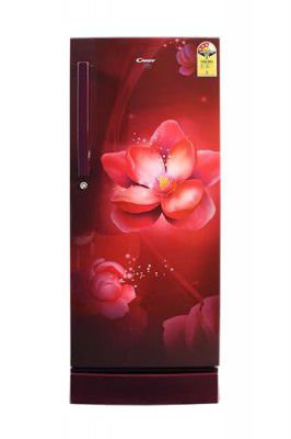 [2025 Model | Extra Rs.1250 Off ] Candy 190 L Direct Cool Single Door 3 Star Refrigerator (Red Neon CSD2003DRN)