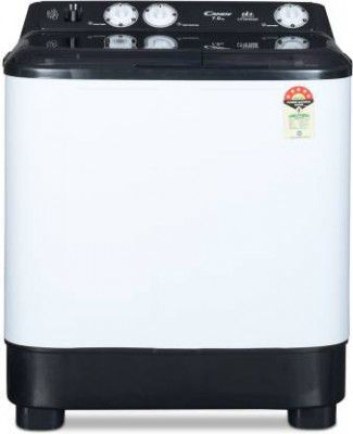CANDY 7 kg Semi Automatic Top Load Washing Machine Black, White  (CTT70PBKK87)