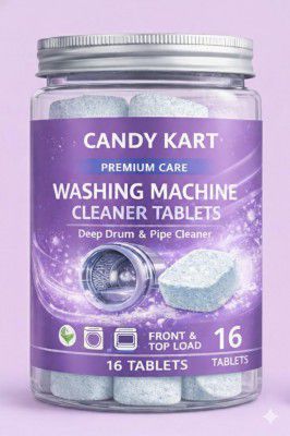 Lavender scented Washing Machine Deep Cleaner Descaler Tablets for All Front and Top Load Machines (Pack of 16)