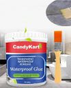 CANDY KART 300gm Crack Seal Glue with Brush | Transparent Waterproof Solution for Roof Leakage...