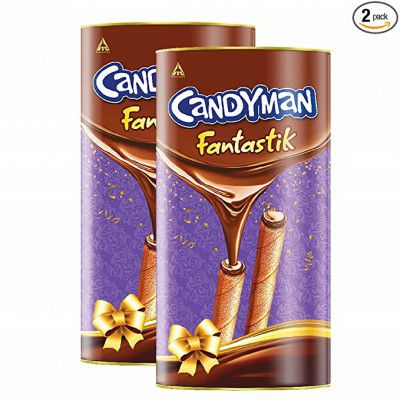 Candyman Fantastik Choco Rolls Gift Pack 200g - Pack of 2