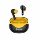 Candytech Vibe TWS with 13mm Dynamic Sound Driver & Signature Sound & True Bass,30 Hrs Playtime, Touch Controls, Google & Siri Assistant Type C Fast Charging (Black Yellow)...