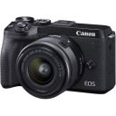 Canon EOS M6 Mark II 32.5MP + EF-M 15-45mm f/3.5-6.3 is STM Lens...