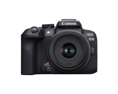 Canon EOS R10 24.2MP Mirrorless Digital Camera with RF-S18-45mm Kit Lens