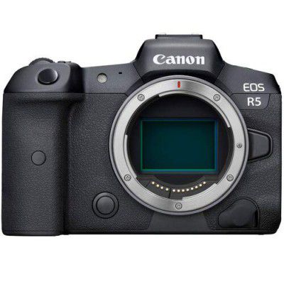 Canon EOS R5 45MP Full-Frame Mirrorless Digital Camera Body (8K RAW Video 4K 120p Video 20 FPS Eye Auto Focus, Upto 8 Stop is) – Black