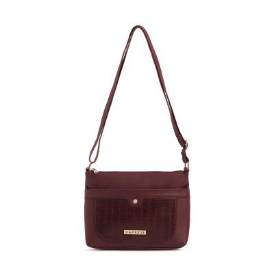 Caprese N Vilano Small Solid Crossbody Bag for Women