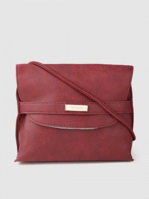 Caprese Red Solid Sling Bag