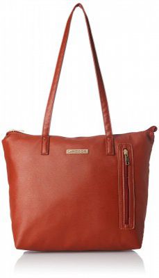 Caprese Women Faux Leather Amber Tote Bag