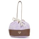 Caprese Women's Canvas Printed Pattern Kendall Sling Bag (E) (Lilac, Large)...